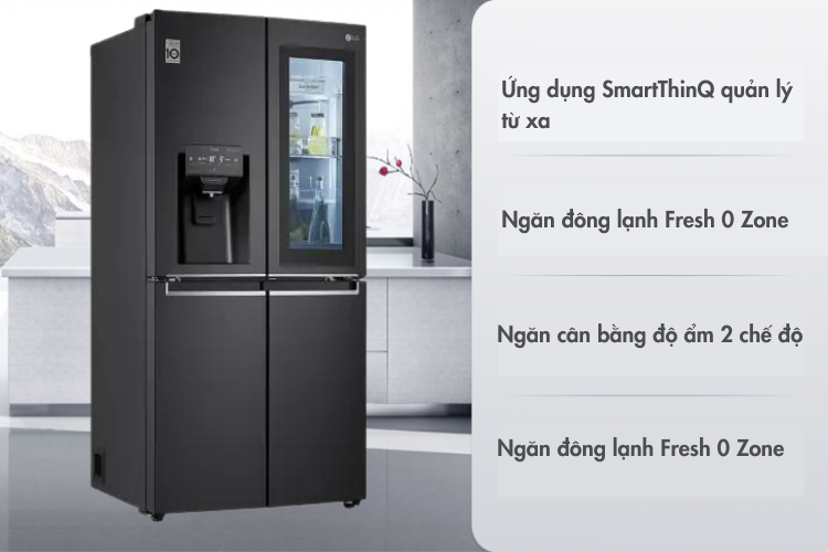 Tủ lạnh LG được trang bị nhiều tiện ích cao cấp
