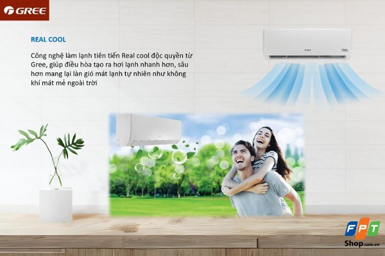 Công nghệ làm lạnh Real Cool trên điều hòa Gree
