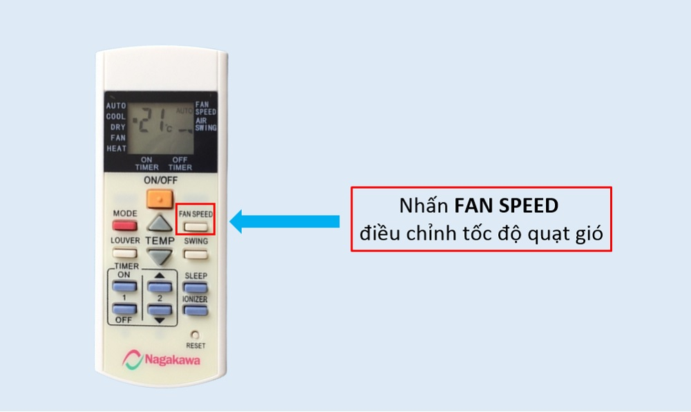 Hướng dẫn cách sử dụng điều khiển điều hòa Nagakawa đúng cách - hình 5