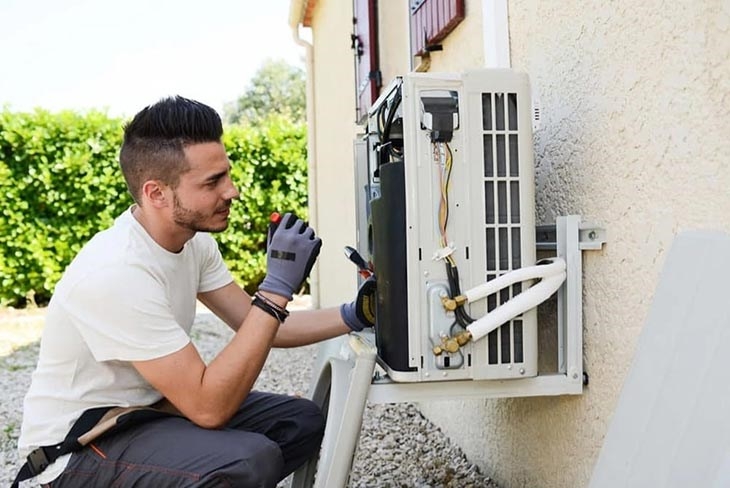Đấu dây điện từ dàn lạnh ra dàn nóng