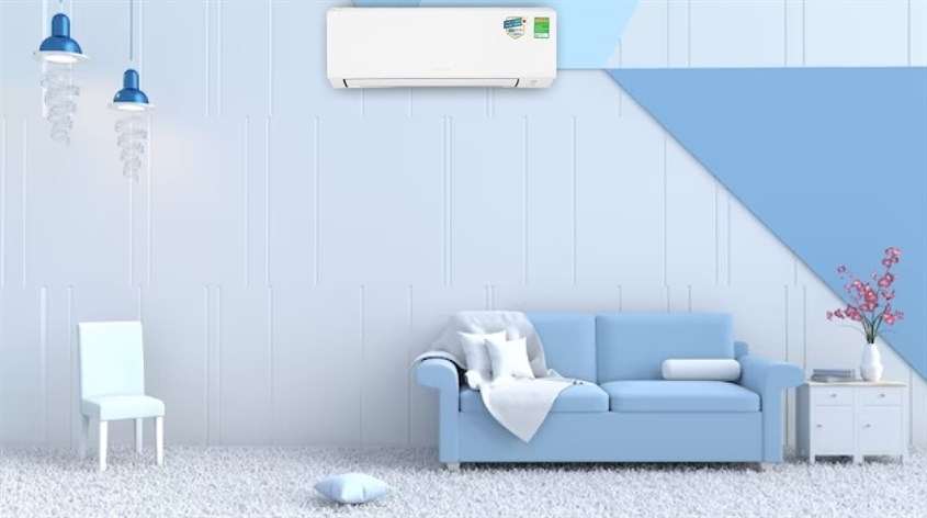 Điều hòa Daikin Inverter 1.5 HP ATKF35XVMV <18.000 BTU đấu dây điện 2.5 cadivi