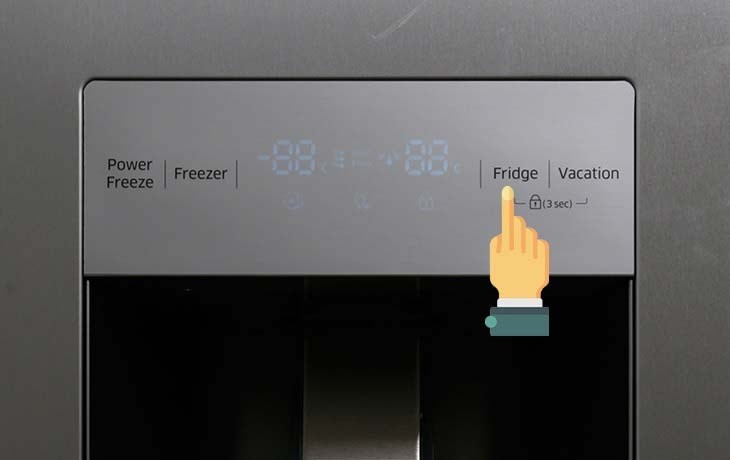 Nhấn Nút "Fridge"