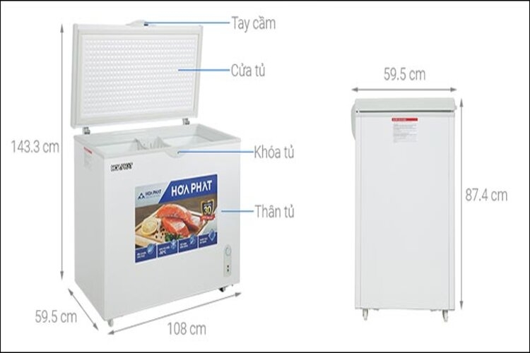 Tủ đông Hoà Phát