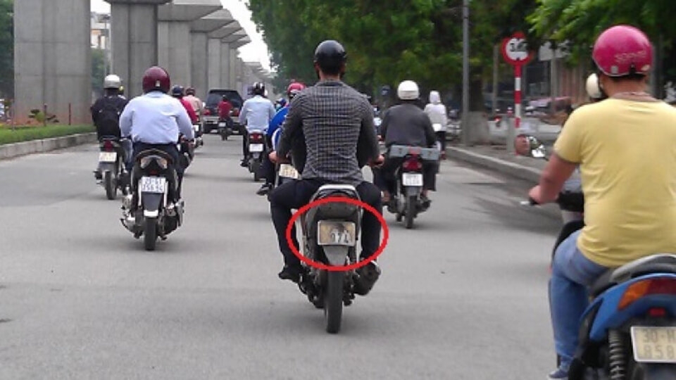 Phương tiện bị mất biển số xe có được lưu thông?