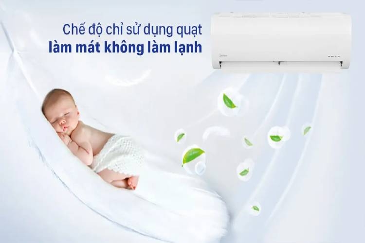 Hình ảnh máy lạnh 2 chiều Midea Inverter 1 HP