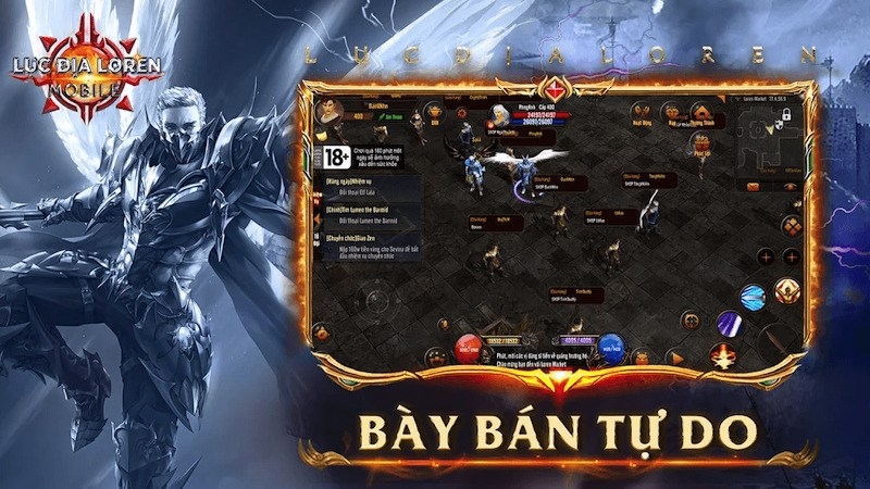 Người chơi có thể giao dịch tự do với nhau