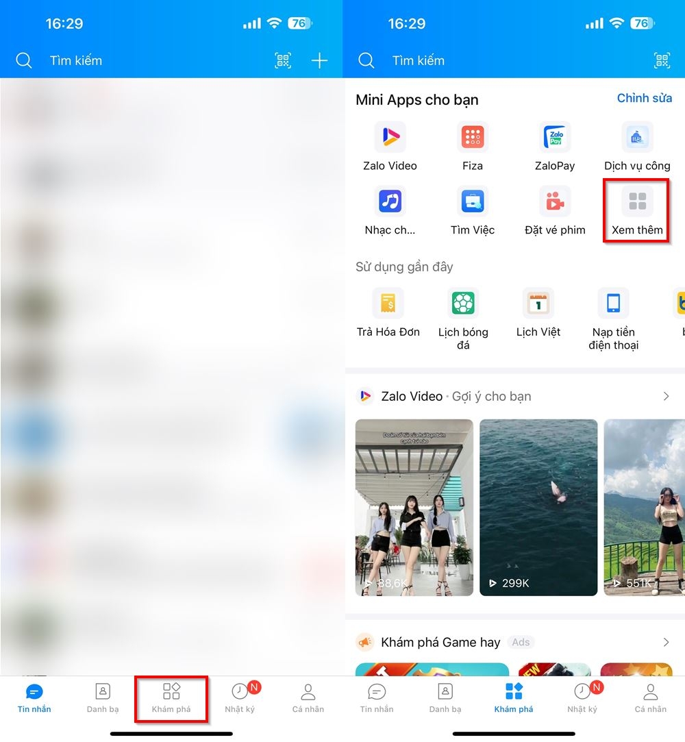 Cách tạo thiệp chúc mừng 20/11 trên Zalo 1