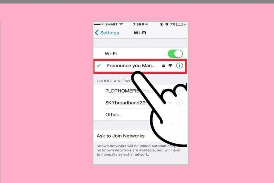 Kết nối điện thoại iphone với nguồn điện và mạng Wifi