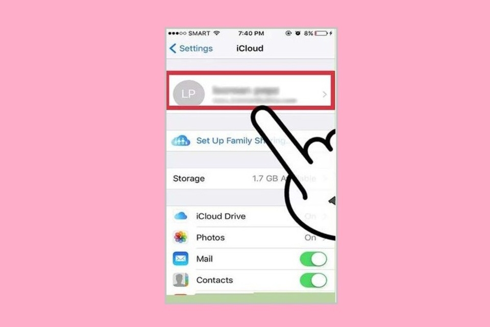 Đăng nhập vào tài khoản Apple ID