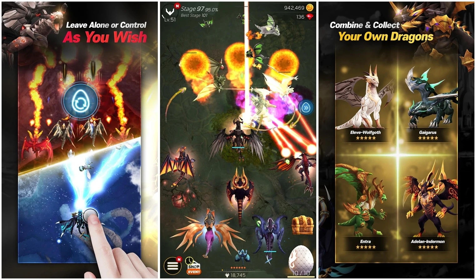 Dragon Sky: Idle & Merge - thế giới rồng đầy hung hăng