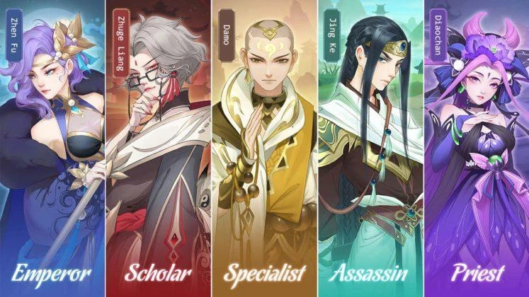 Các nhân vật trong Ode To Heroes