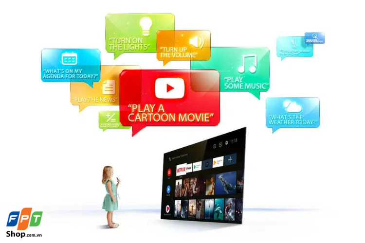 Trí tuệ nhân tạo AI-IN giúp tivi nhận biết và làm theo hiệu lệnh giọng nói