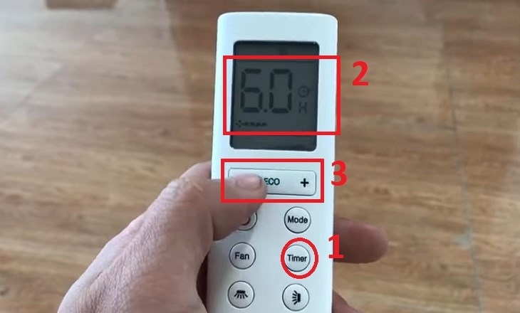 cách hẹn giờ điều hòa casper 4