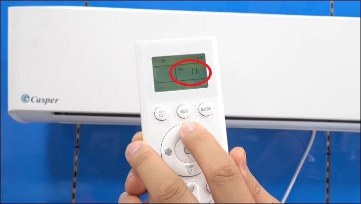cách hẹn giờ điều hòa casper 8
