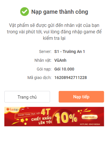 Cách nạp thẻ funtap đơn giản và tiện lợi cho game thủ - hình 5