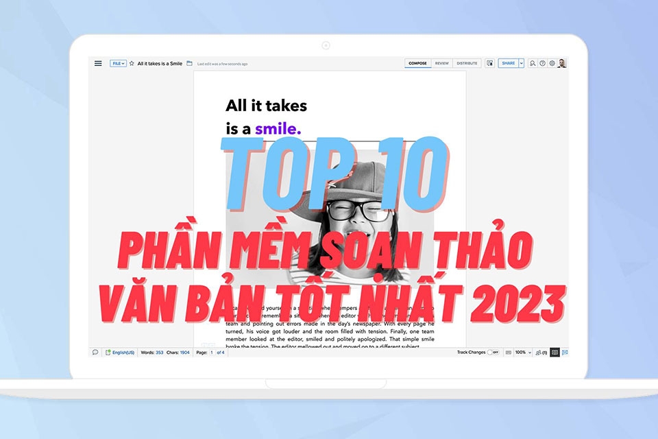 Phần mềm soạn thảo văn bản