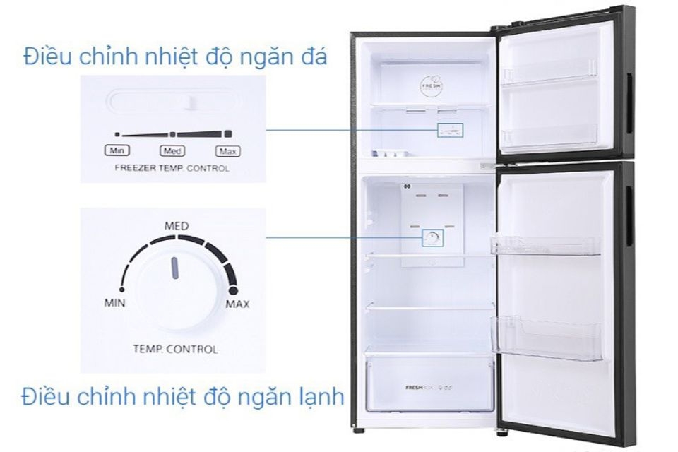 Cách điều chỉnh nhiệt độ tủ lạnh Aqua 2