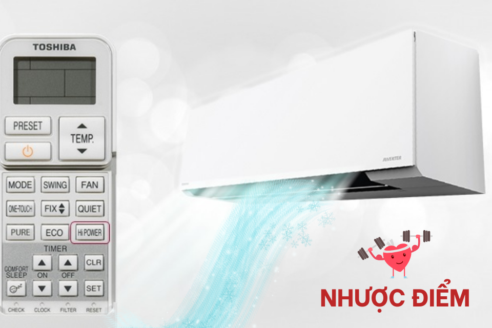 Nhược điểm chế độ Hi Power
