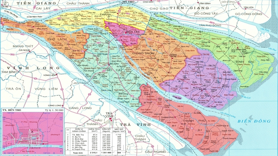 Vài nét sơ lược về vùng đất Bến Tre thân thương