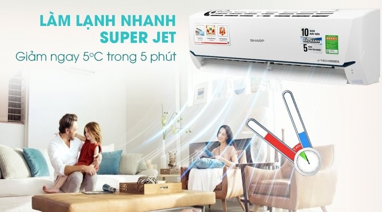 Chế độ Super Jet làm lạnh nhanh