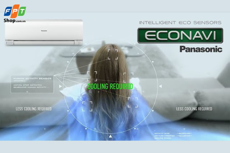 Công nghệ Econavi hoạt động dựa trên cơ chế cảm biến để tự động nhận biết môi trường xung quanh