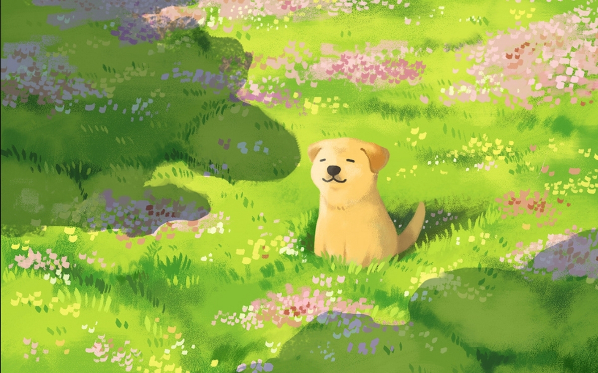 Hình nền màu xanh lá cây dễ thương 6