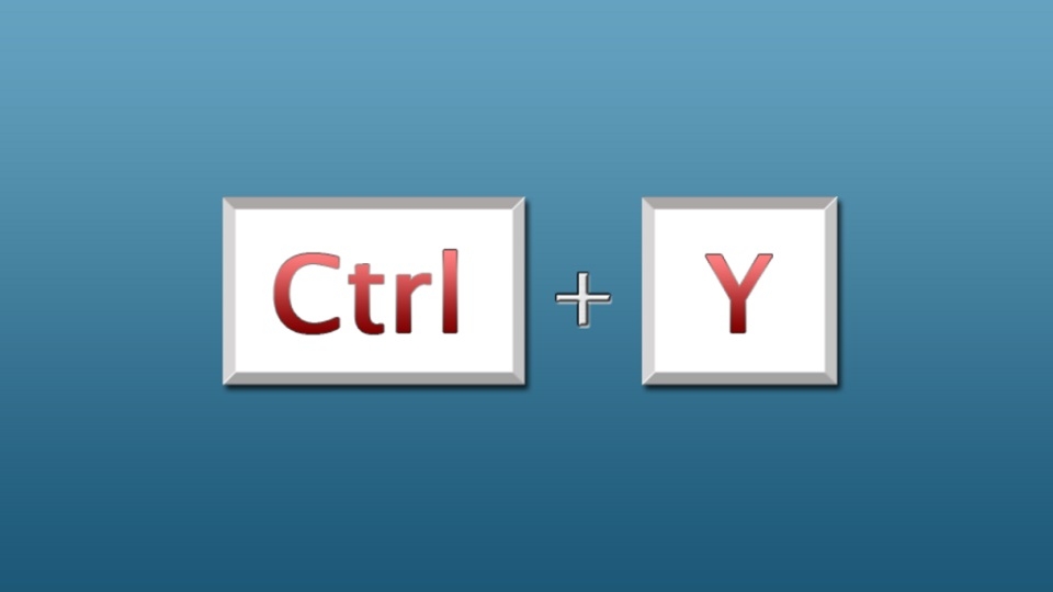 Phím tắt nào là ngược lại với thao tác lùi Ctrl Z?