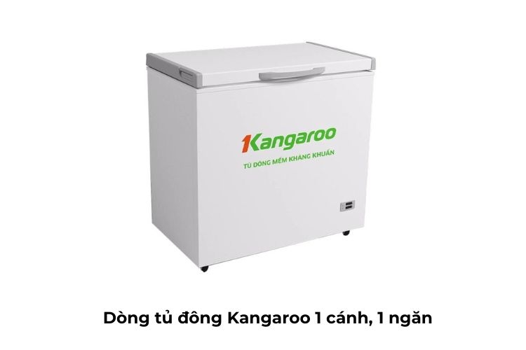 Tủ đông Kangaroo loại 1 cánh, 1 ngăn được trang bị nhiều tính năng