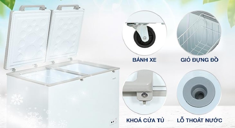 Chọn tủ đông có nhiều tiện ích để tiện cho quá trình sử dụng về sau
