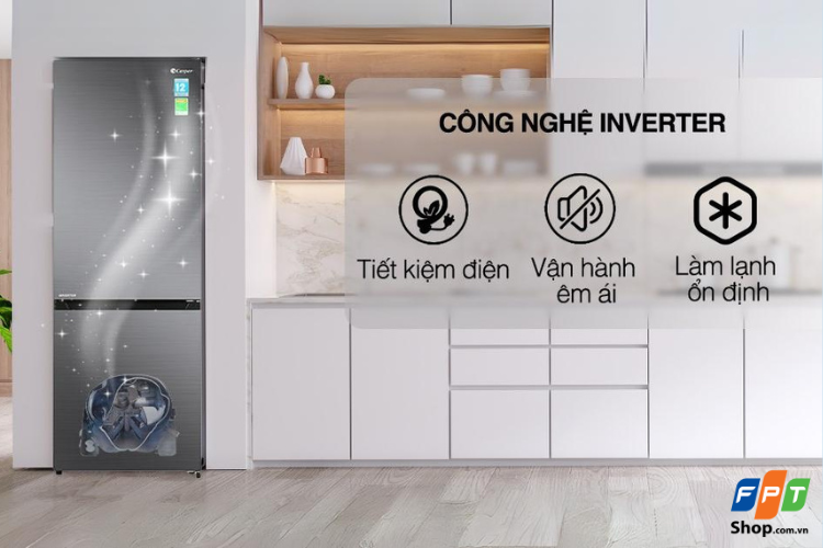 Công nghệ Inverter trên tủ lạnh Casper