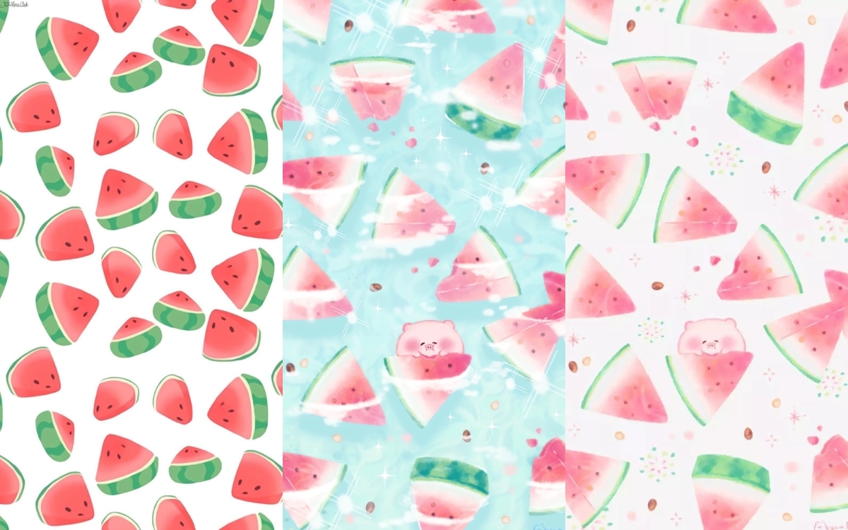 Hình nền dưa hấu dạng pattern 1