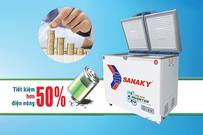 Khám phá công nghệ nổi bật trên tủ đông Sanaky