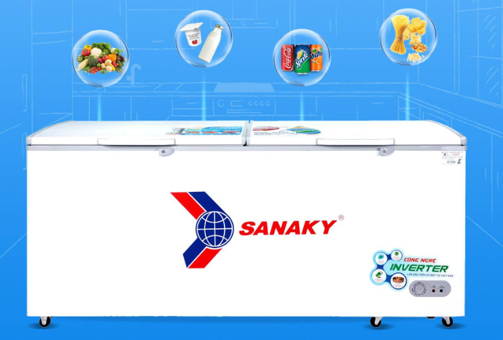 Khám phá công nghệ nổi bật trên tủ đông Sanaky