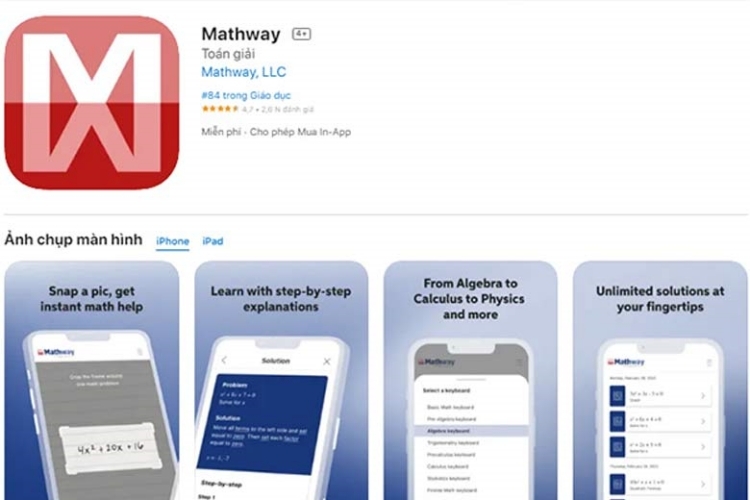 Bật mí 7 app giải toán trên điện thoại tốt nhất 2023