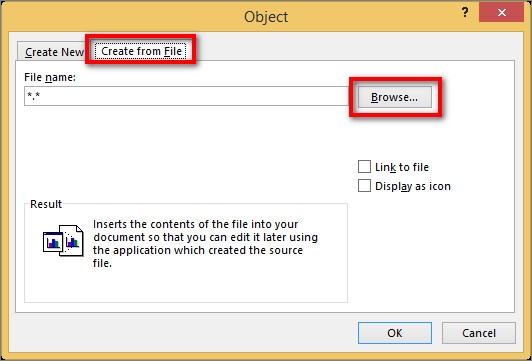 Với bảng Excel là một đối tượng 2