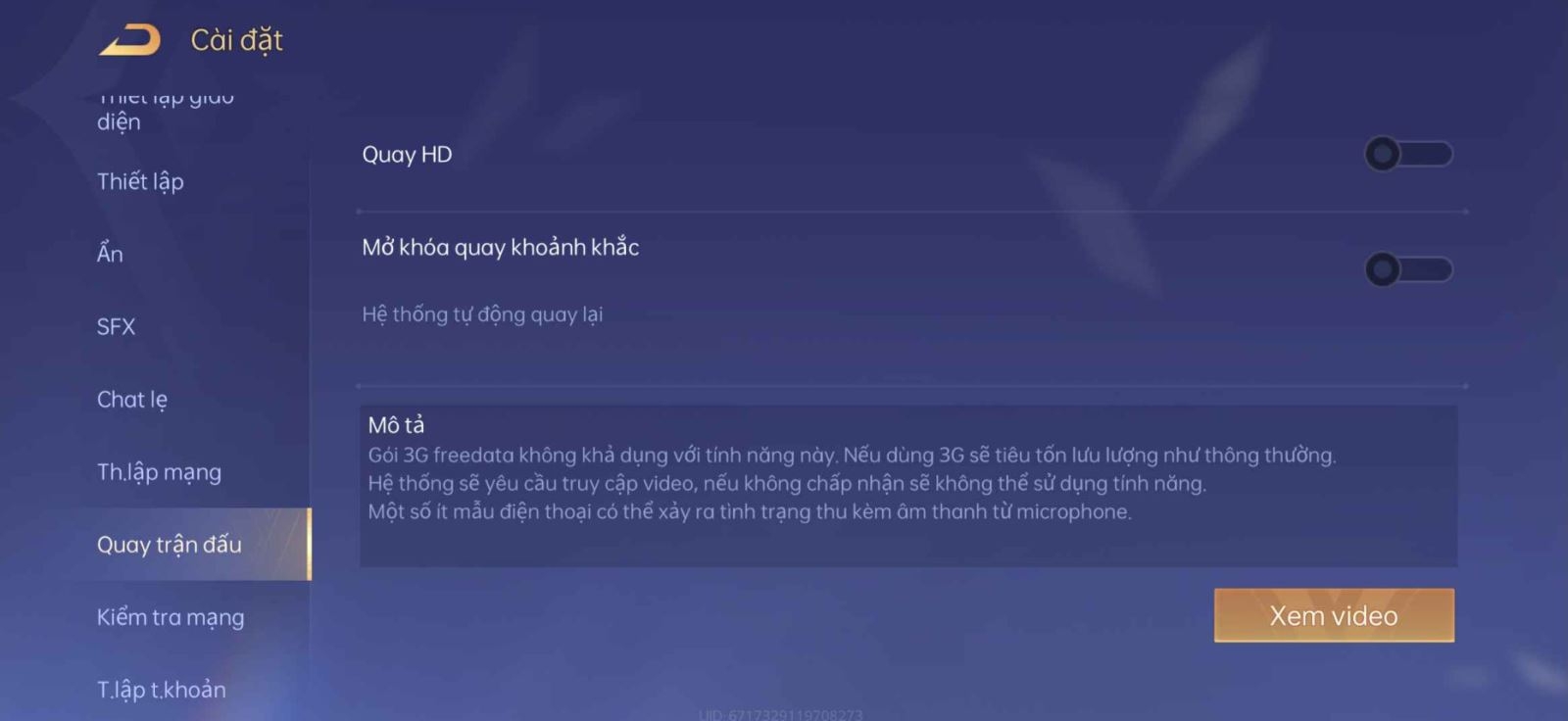 Cài đặt điều khiển Liên quân 14