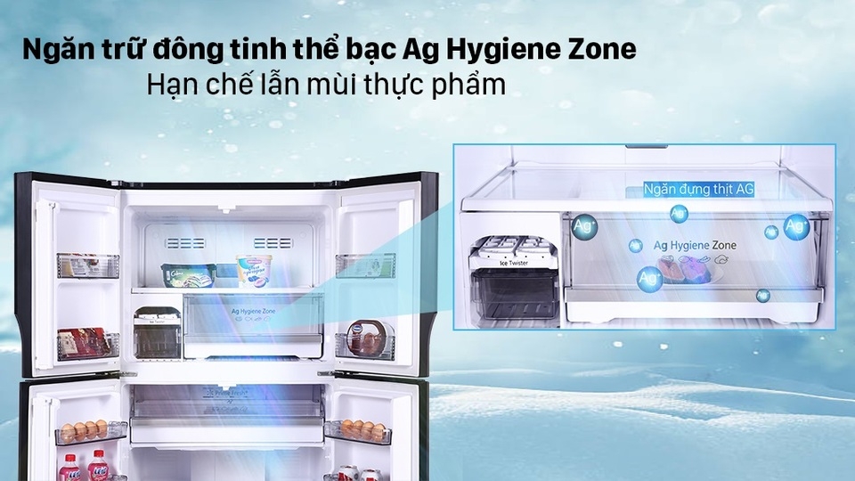 Ngăn trữ đông thịt cá Ag Hygiene Zone