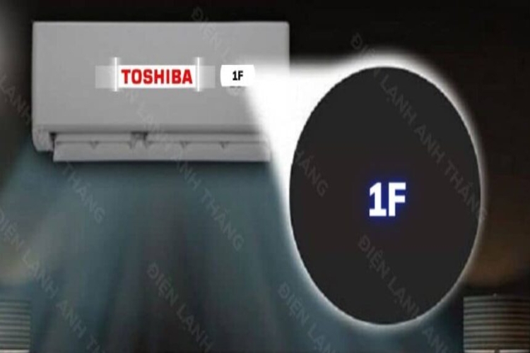 Máy lạnh Toshiba báo lỗi 1F