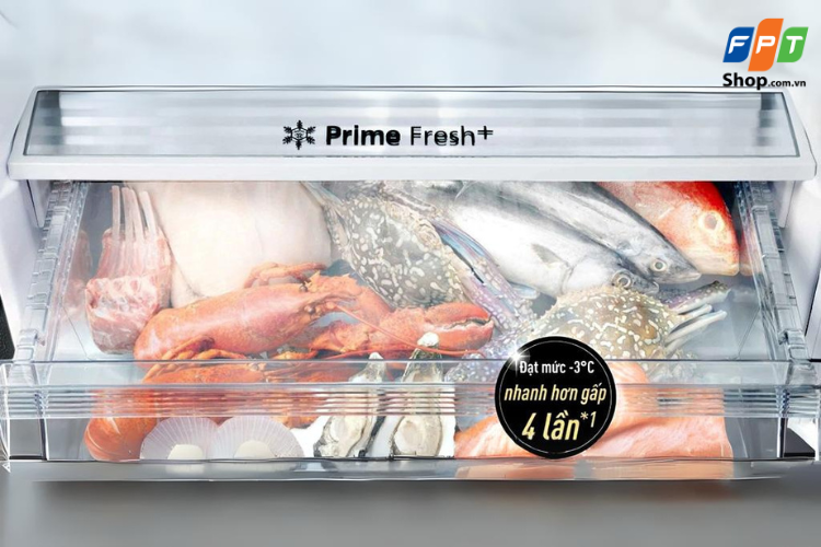 Khả năng đông mềm nhanh gấp 4 lần ở Prime Fresh+