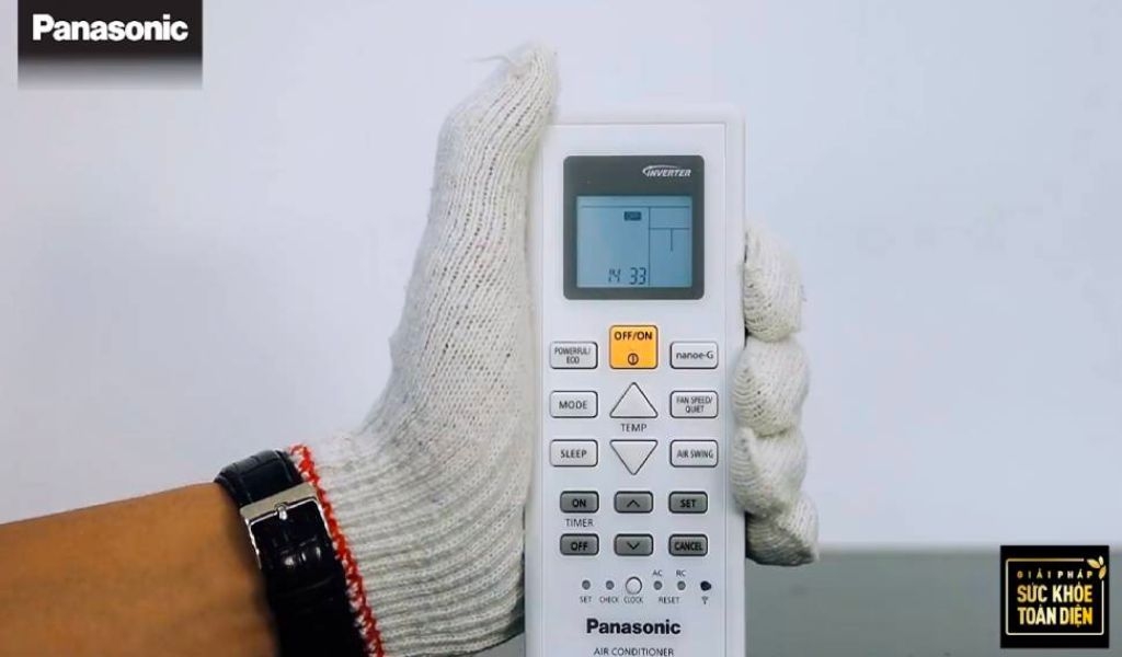 Cách sử dụng điều khiển điều hòa Panasonic và nguyên nhân remote không hoạt động 1