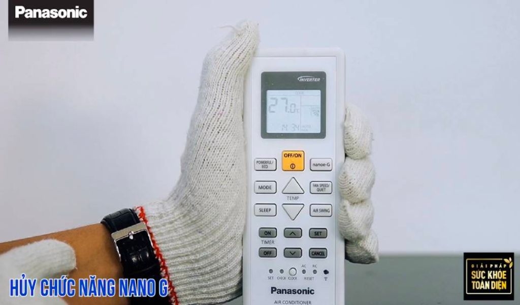 Cách sử dụng điều khiển điều hòa Panasonic và nguyên nhân remote không hoạt động 11