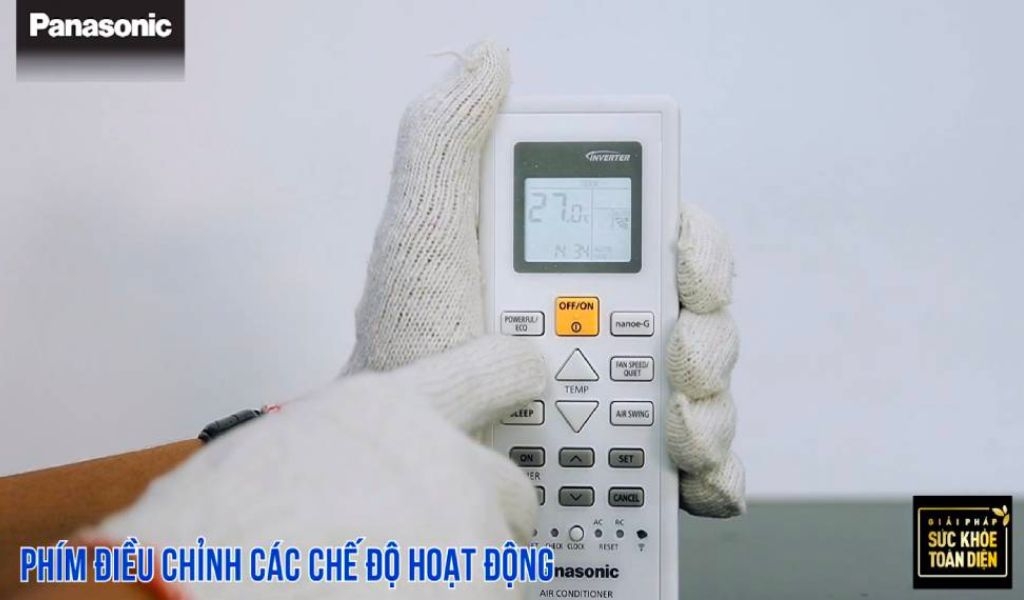 Cách sử dụng điều khiển điều hòa Panasonic và nguyên nhân remote không hoạt động 12