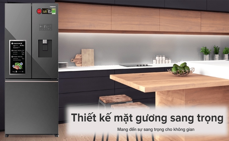 Tủ lạnh Panasonic thiết kế hiện đại, sang trọng
