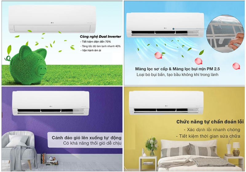 Máy lạnh LG Inverter 2 HP V18WIN