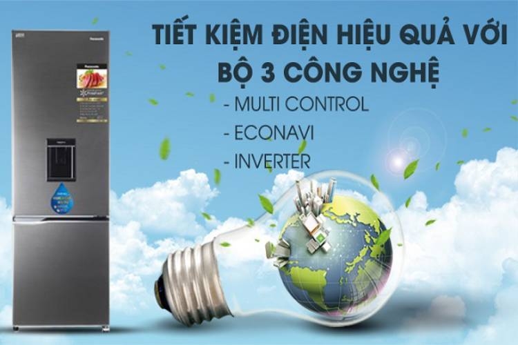 Bộ 3 công nghệ được tích hợp trong tủ lạnh Panasonic Inverter BV