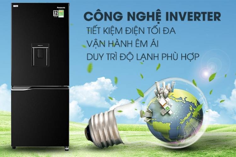 Công nghệ biến tần - Inverter tích hợp trong tủ lạnh Panasonic Inverter BV280