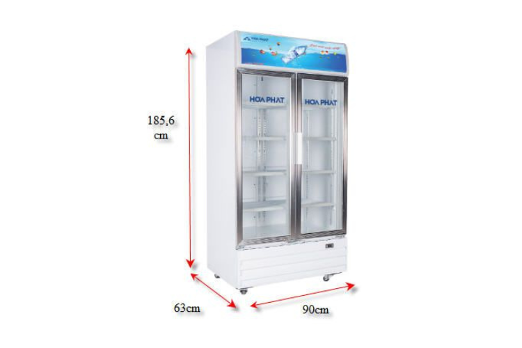 Kích thước tủ mát Funiki