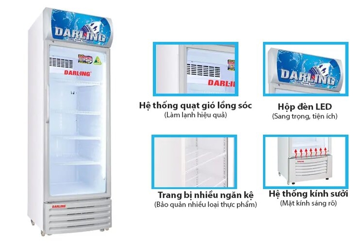 Tủ mát Darling