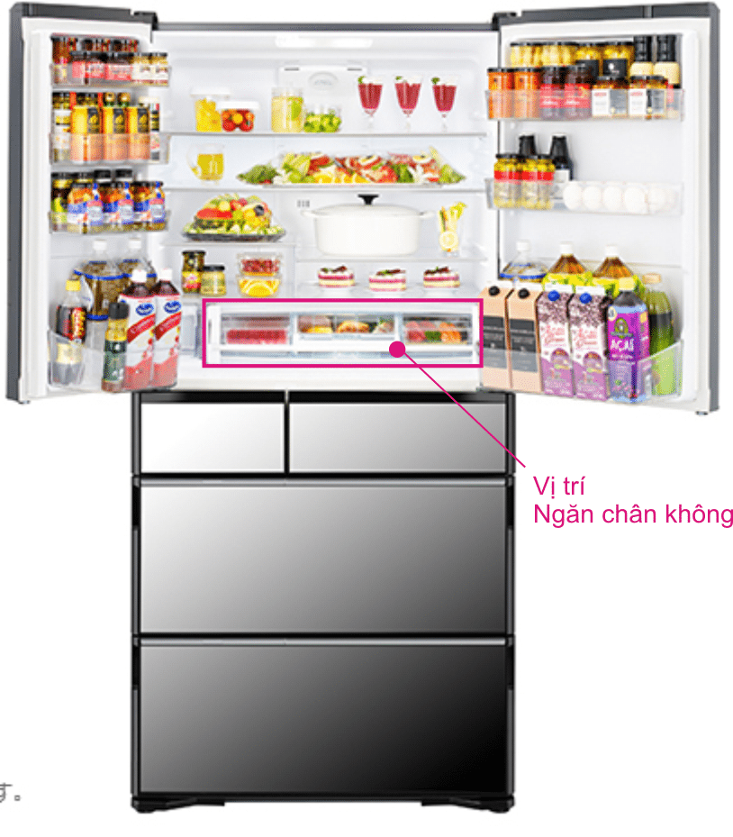 Nguyên lý hoạt động của công nghệ hút chân không trong tủ lạnh Hitachi