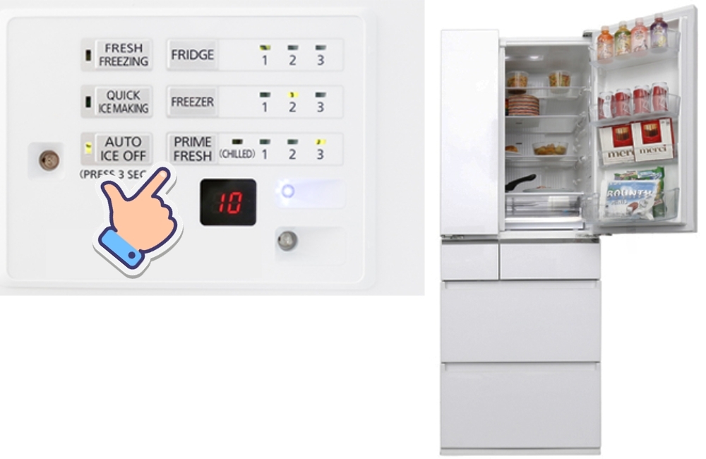 Cách sử dụng tủ lạnh Panasonic có bảng điều khiển thông minh